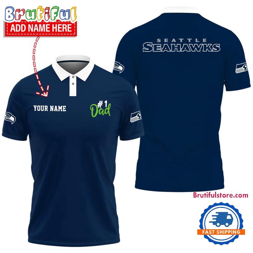 Sportswearmerch Seattle Seahawks NFL Personalized Polo Shirt For Fan