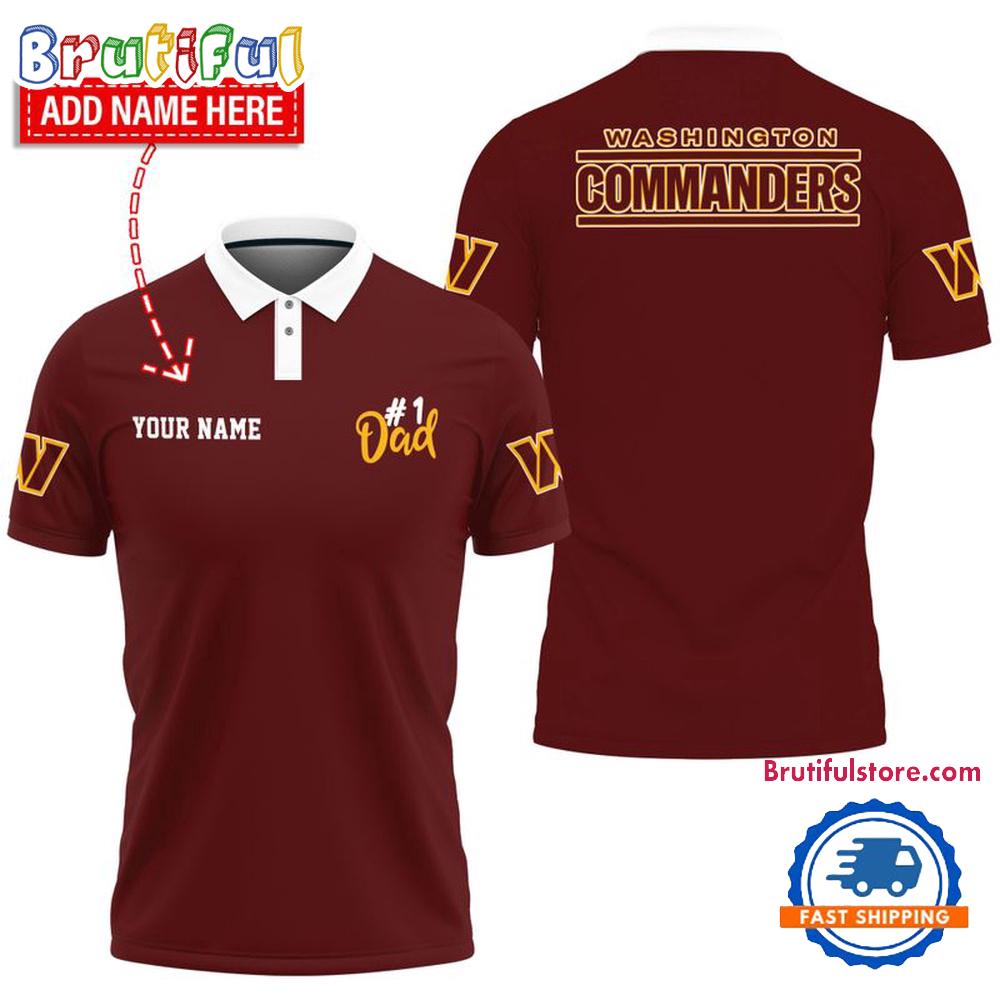 Sportswearmerch Washington Commanders NFL Polo Shirt For Fan