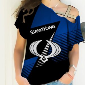 Sportswearmerch SsangYong Car Strapless Sleeve Short For Fan