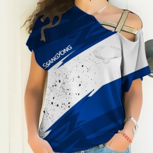 Sportswearmerch SsangYong Car Strapless Sleeve Short For Fan