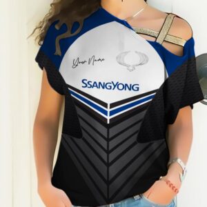 Sportswearmerch SsangYong Car Strapless Sleeve Short For Fan