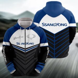 Sportswearmerch SsangYong Car Zip Hoodie For Fan