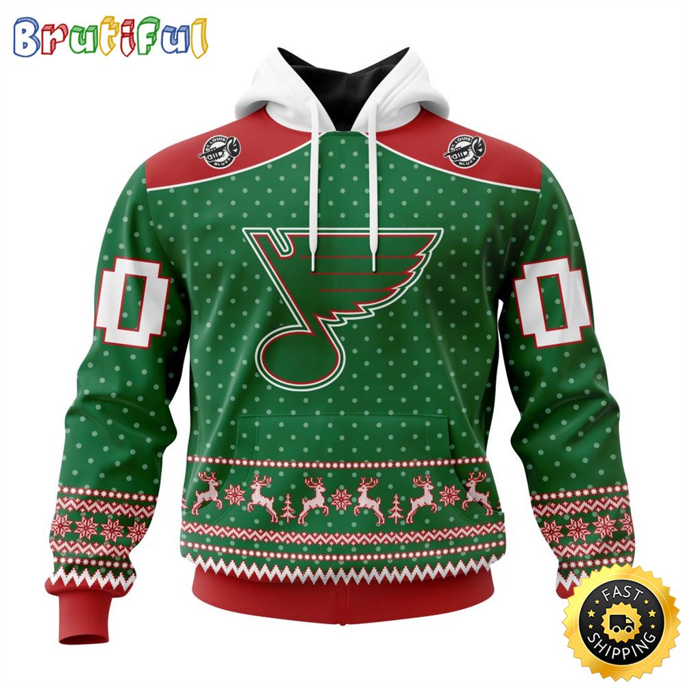 Sportswearmerch St. Louis Blues NHL Christmas Hoodie For Fan