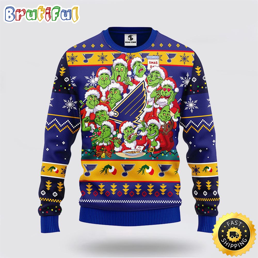 Sportswearmerch St. Louis Blues NHL Christmas Sweater For Fan