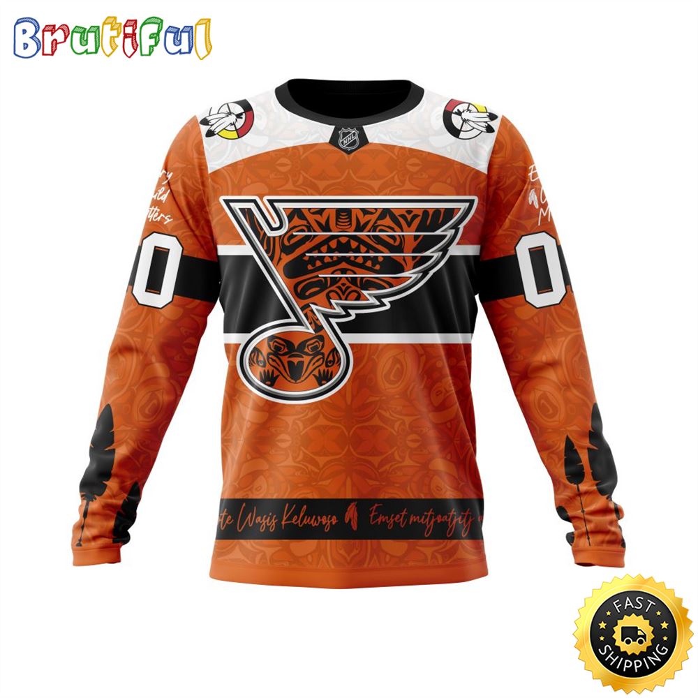 Sportswearmerch St. Louis Blues NHL Personalized Sweater For Fan