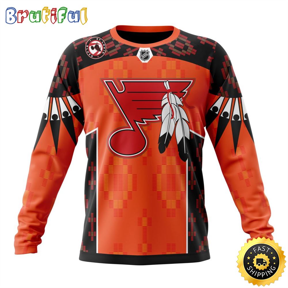Sportswearmerch St. Louis Blues NHL Personalized Sweater For Fan