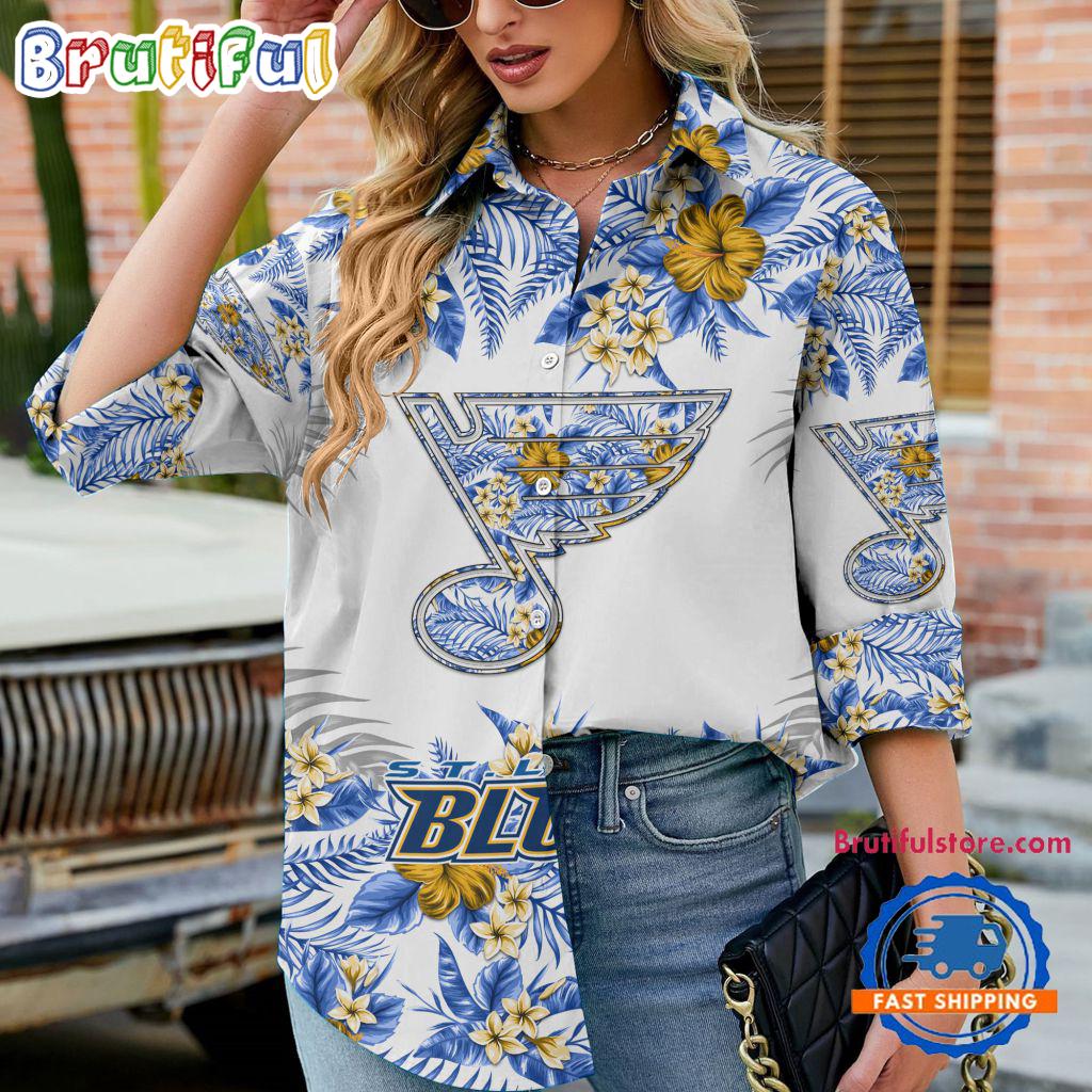 Sportswearmerch St. Louis Blues NHL Special Hockey Women's Casual Shirt For Fan
