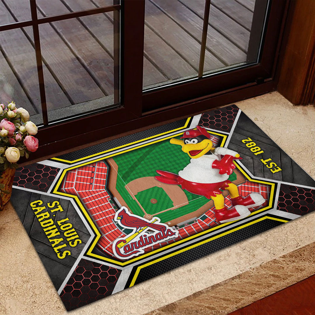 Sportswearmerch St. Louis Cardinals MLB Custom Doormat For Fan