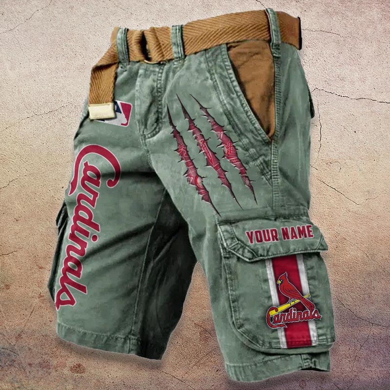 Sportswearmerch St. Louis Cardinals MLB Denim Short For Fan
