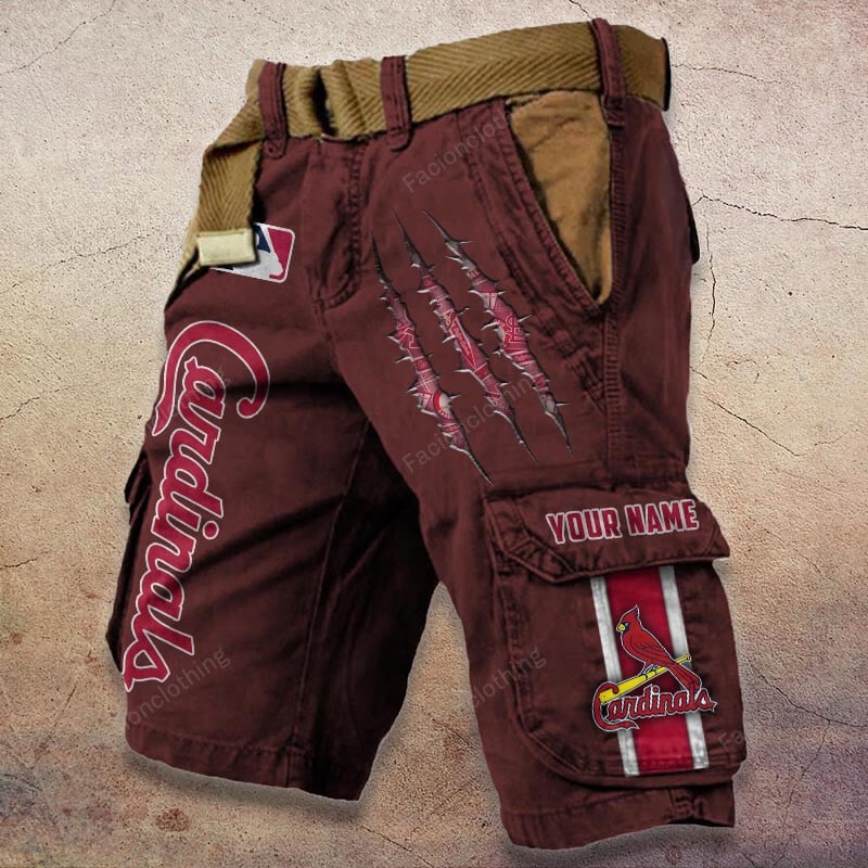 Sportswearmerch St. Louis Cardinals MLB Denim Short For Fan
