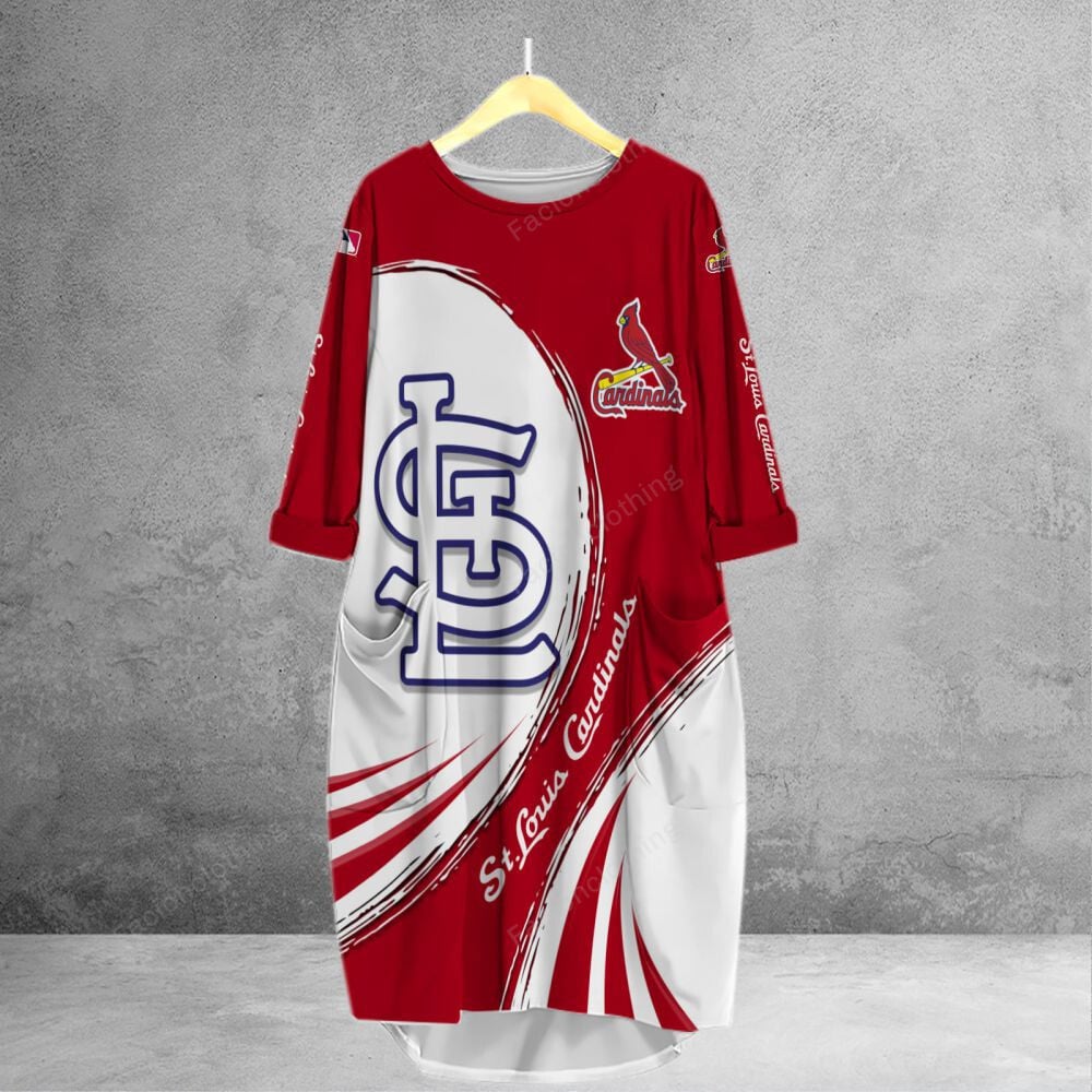 Sportswearmerch St. Louis Cardinals MLB Personalized Pocket Tanktop For Fan