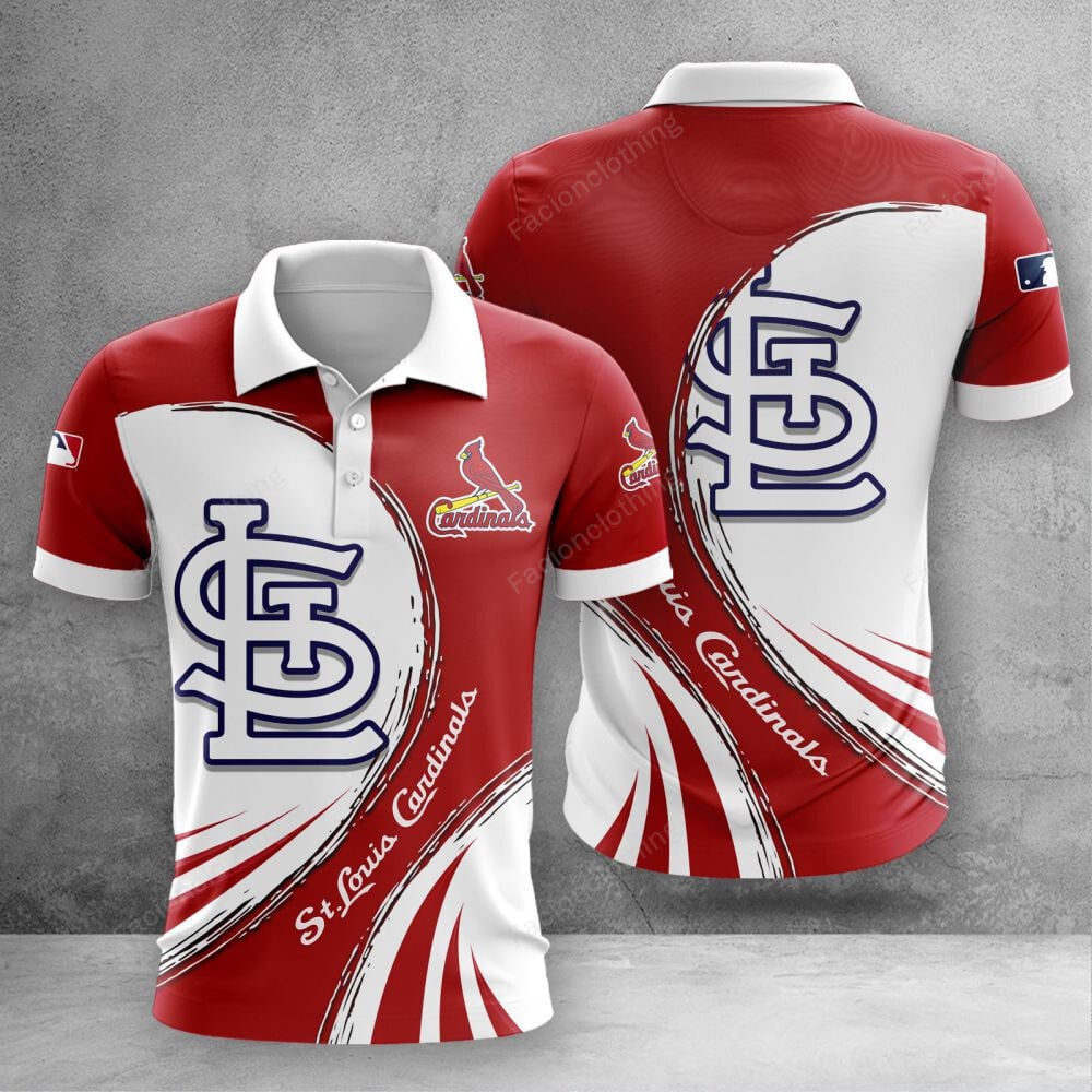 Sportswearmerch St. Louis Cardinals MLB Personalized Polo Shirt For Fan