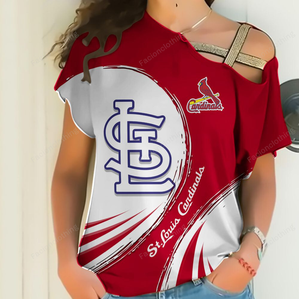 Sportswearmerch St. Louis Cardinals MLB Personalized Strapless Short Sleeve For Fan