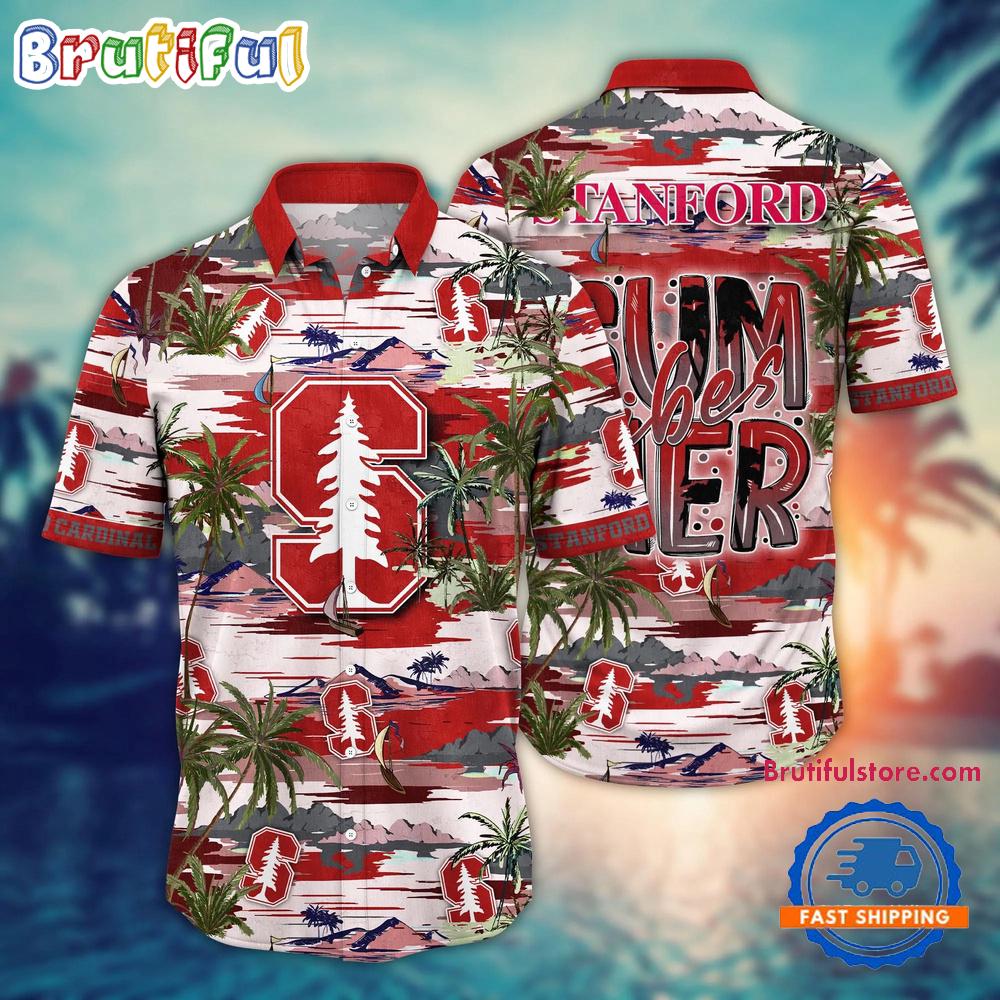 Sportswearmerch Stanford Cardinal NCAA Summer Beach Personalized Hawaiian Shirt For Fan