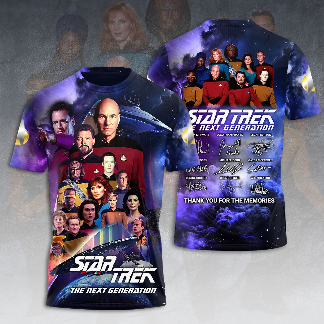 Sportswearmerch Star Trek The Next Generation Movie Personalized T-shirt For Fan