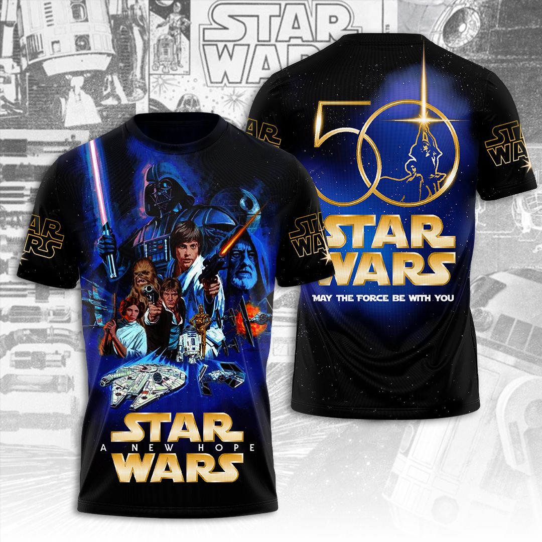 Sportswearmerch Star Wars Movie Personalized T-shirt For Fan