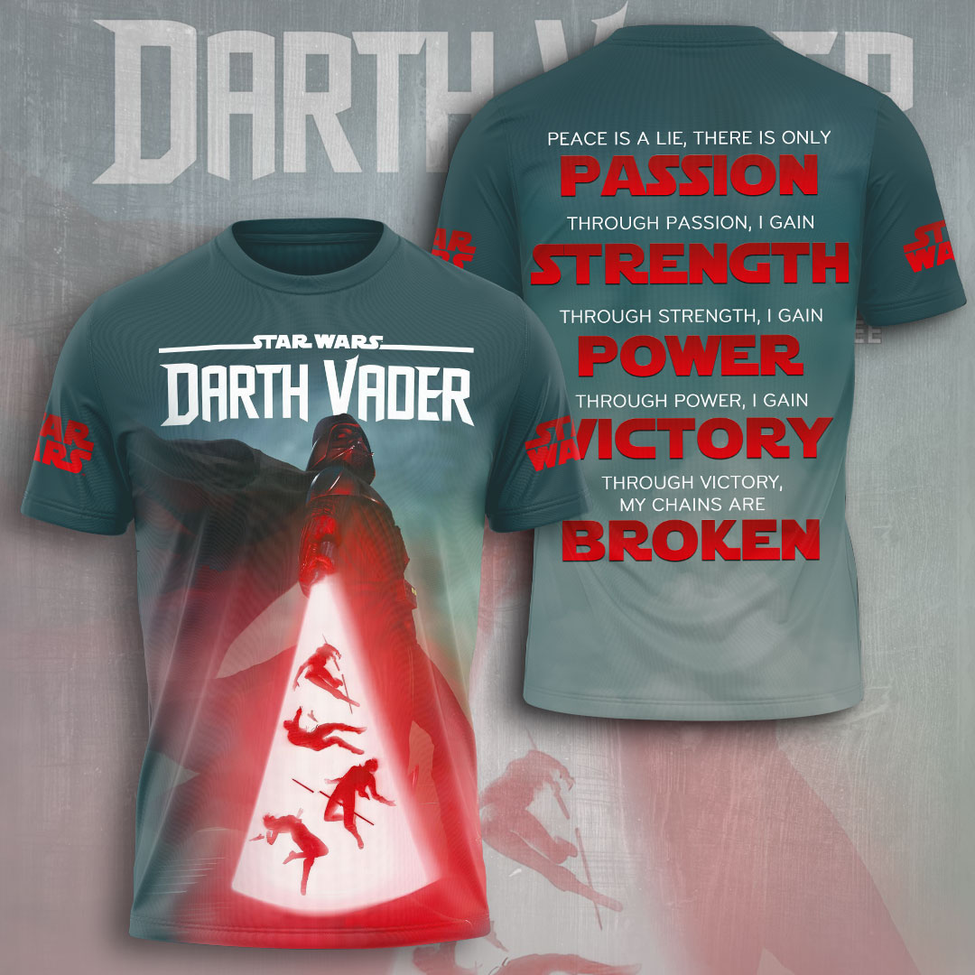 Sportswearmerch Star Wars Movie x Darth VadePersonalized T-shirt For Fan