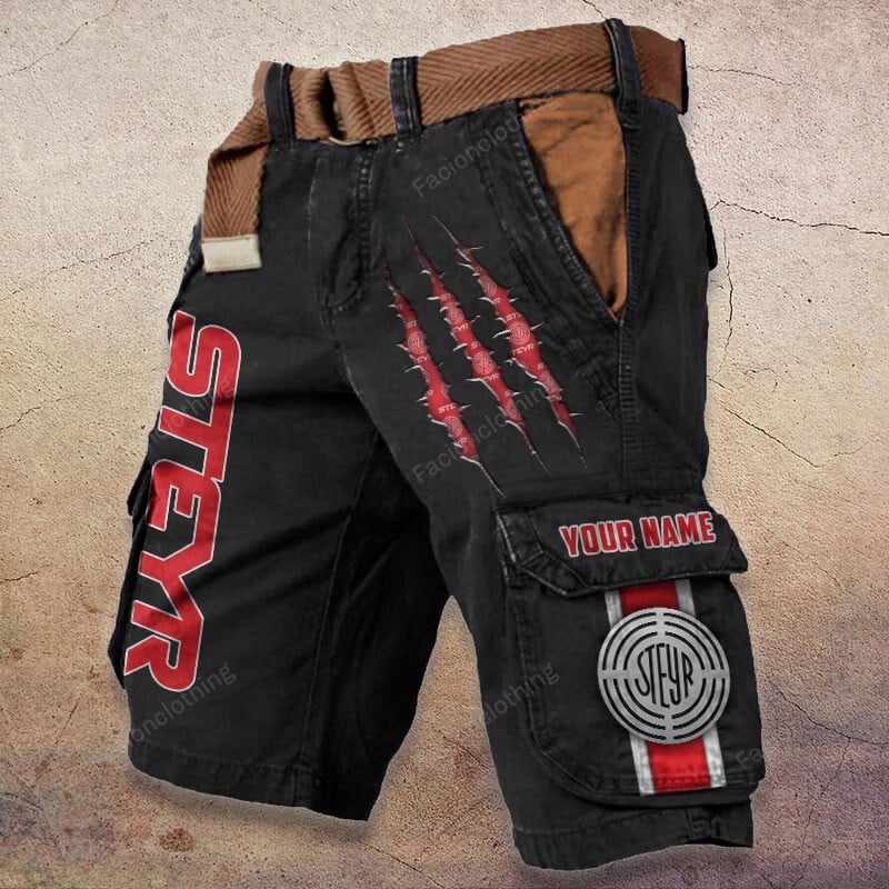 Sportswearmerch Steyr Tractor Denim Short For Fan