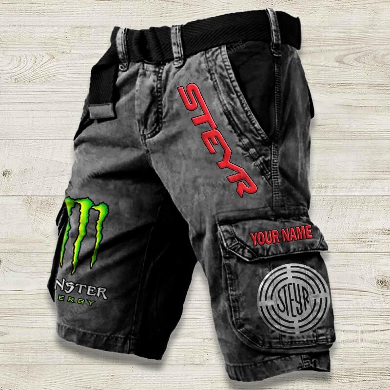 Sportswearmerch Steyr Tractor Denim Short For Fan