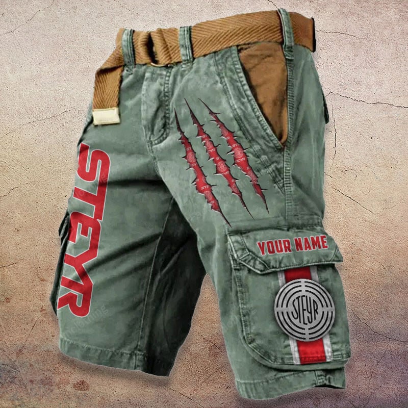 Sportswearmerch Steyr Tractor Denim Short For Fan