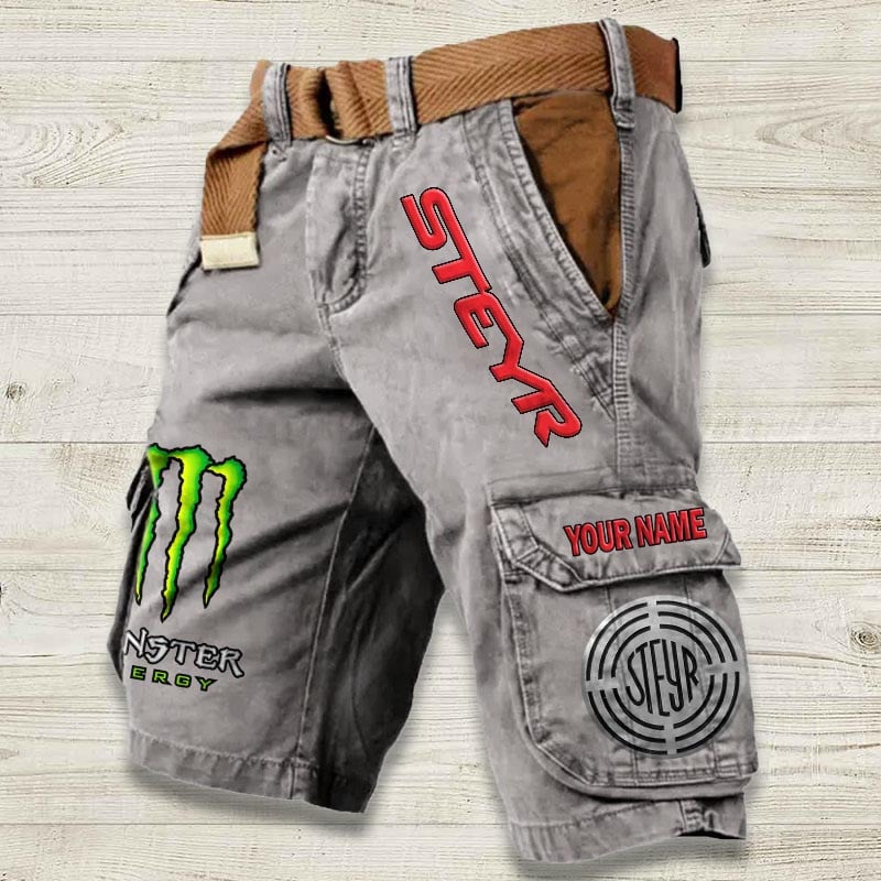 Sportswearmerch Steyr Tractor Denim Short For Fan