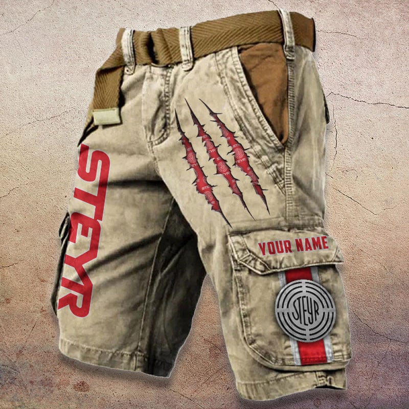 Sportswearmerch Steyr Tractor Denim Short For Fan