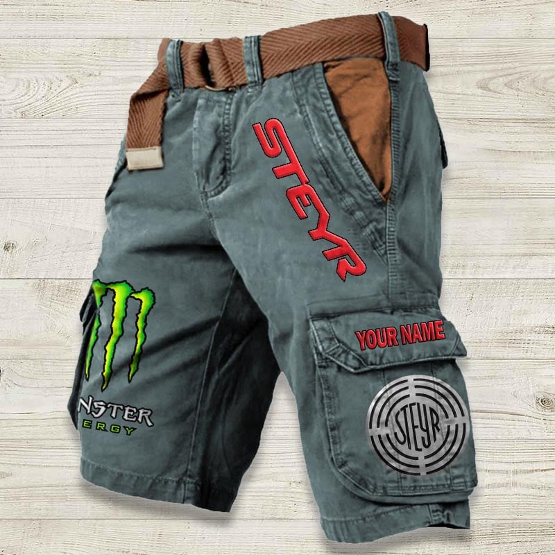 Sportswearmerch Steyr Tractor Denim Short For Fan