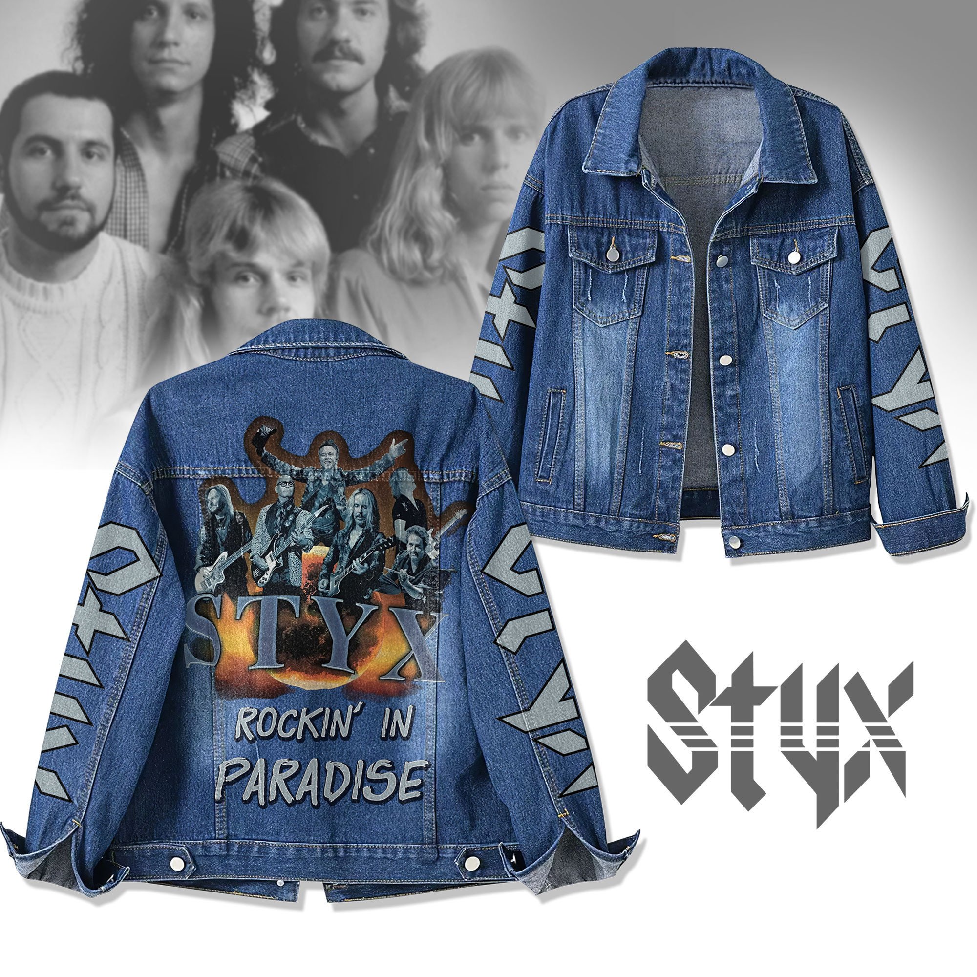 Sportswearmerch Styx Denim Jacket Gift For Fans