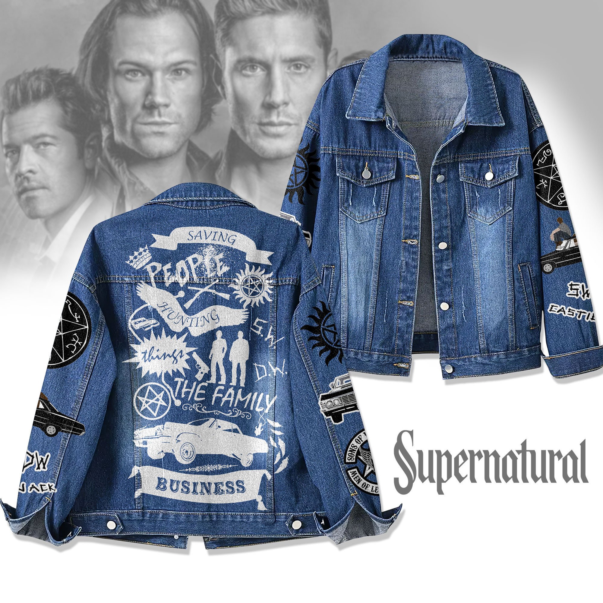 Sportswearmerch Supernatural Denim Jacket Gift For Fans
