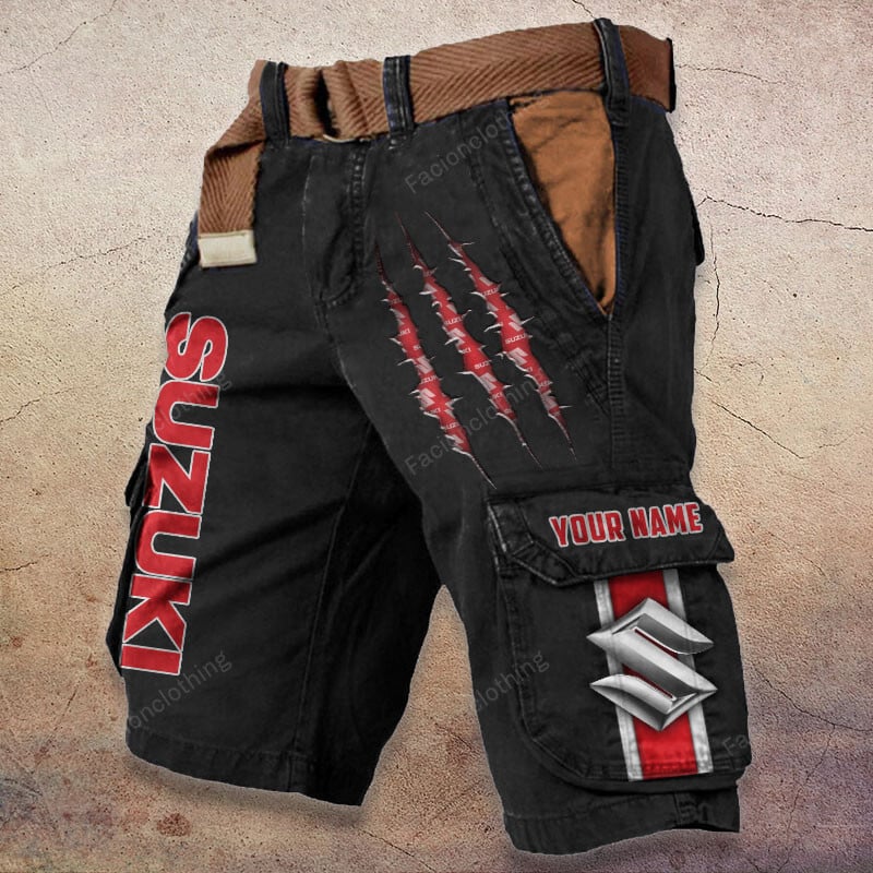 Sportswearmerch Suzuki Car Denim Short For Fan