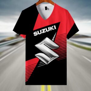 Sportswearmerch Suzuki Car V-neck Women T-shirt For Fan