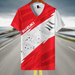 Sportswearmerch Suzuki Car V-neck Women T-shirt For Fan