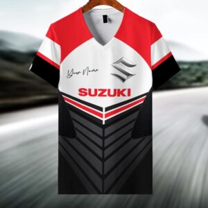 Sportswearmerch Suzuki Car V-neck Women T-shirt For Fan