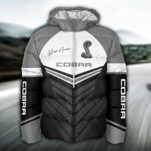 Sportswearmerch SVT Cobra Car Puffer Jacket For Fan