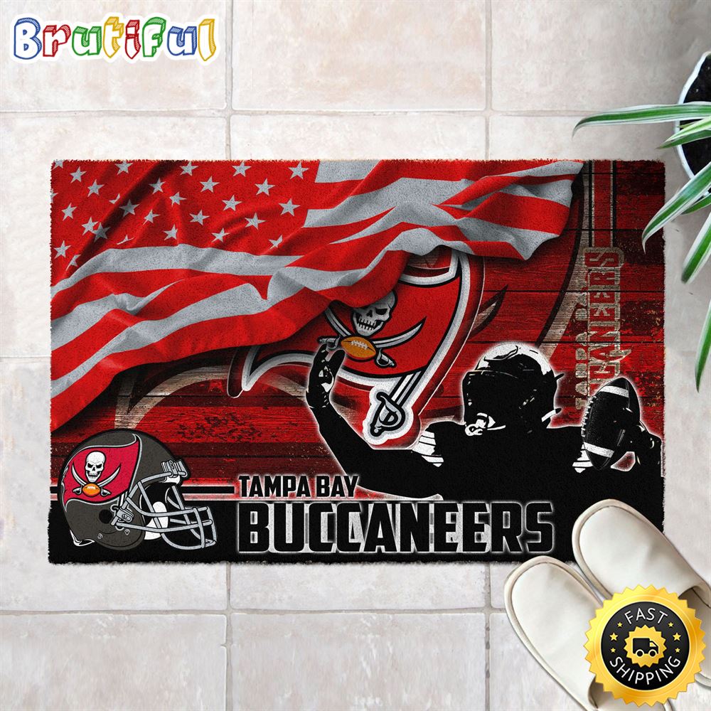 Sportswearmerch Tampa Bay Buccaneers NFL Christmas Doormat For Fan