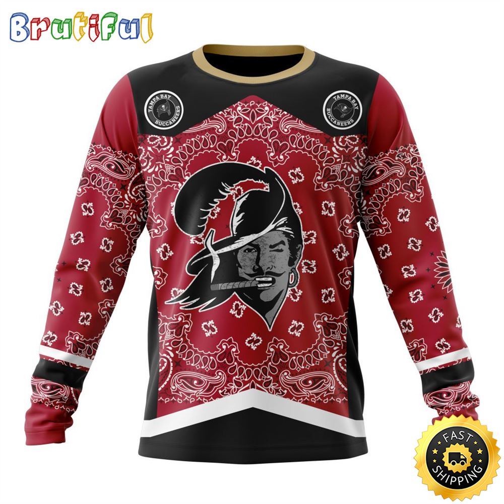 Sportswearmerch Tampa Bay Buccaneers NFL Crewneck Classic Style Personalized Sweater For Fan
