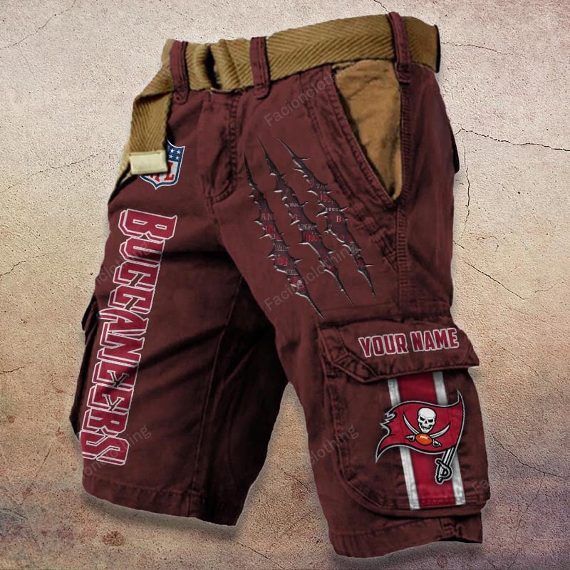 Sportswearmerch Tampa Bay Buccaneers NFL Denim Short For Fan
