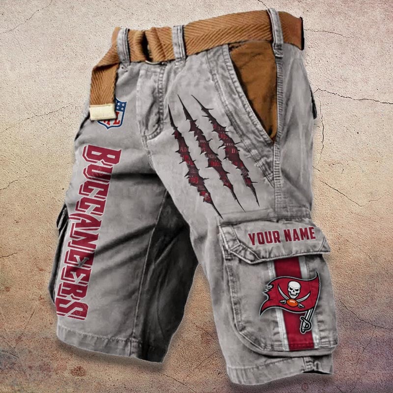 Sportswearmerch Tampa Bay Buccaneers NFL Denim Short For Fan