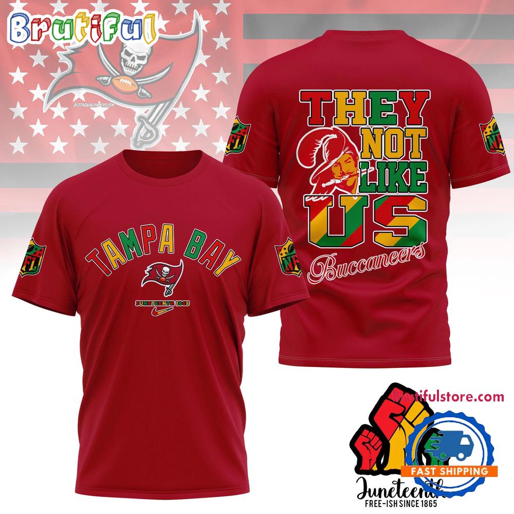 Sportswearmerch Tampa Bay Buccaneers NFL Juneteenth Freedom Day Unisex T-Shirt For Fan