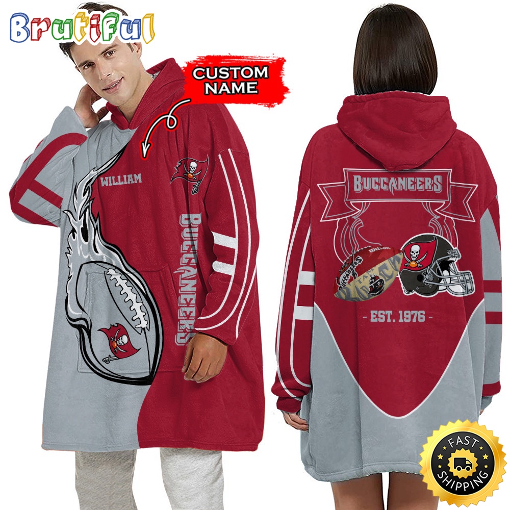 Sportswearmerch Tampa Bay Buccaneers NFL Personalized Blaket Hoodie For Fan