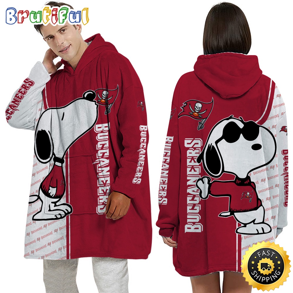 Sportswearmerch Tampa Bay Buccaneers NFL Personalized Blaket Hoodie For Fan