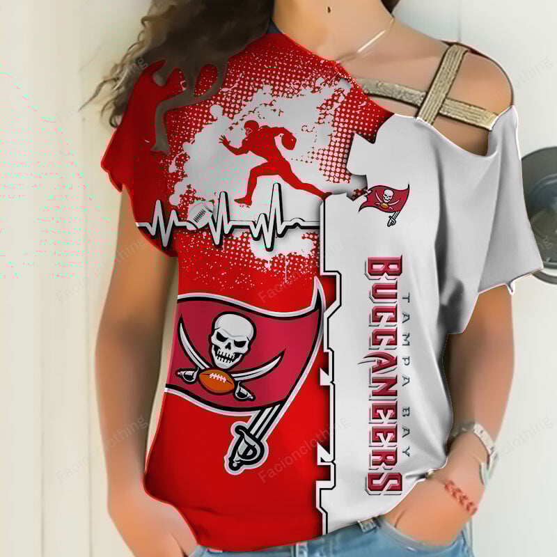 Sportswearmerch Tampa Bay Buccaneers NFL Personalized Strapless Sleeve Short For Fan