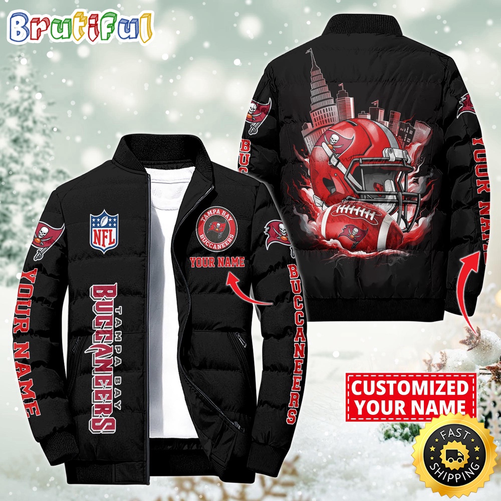 Sportswearmerch Tampa Bay Buccaneers NFL Puffer Jacket For Fan