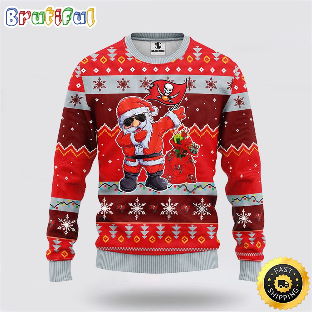 Sportswearmerch Tampa Bay Buccaneers NFL Santa Claus Ugly Christmas Sweater For Fan