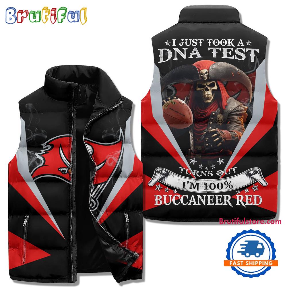 Sportswearmerch Tampa Bay Buccaneers NFL Sleeveless Puffer Jacket For Fan