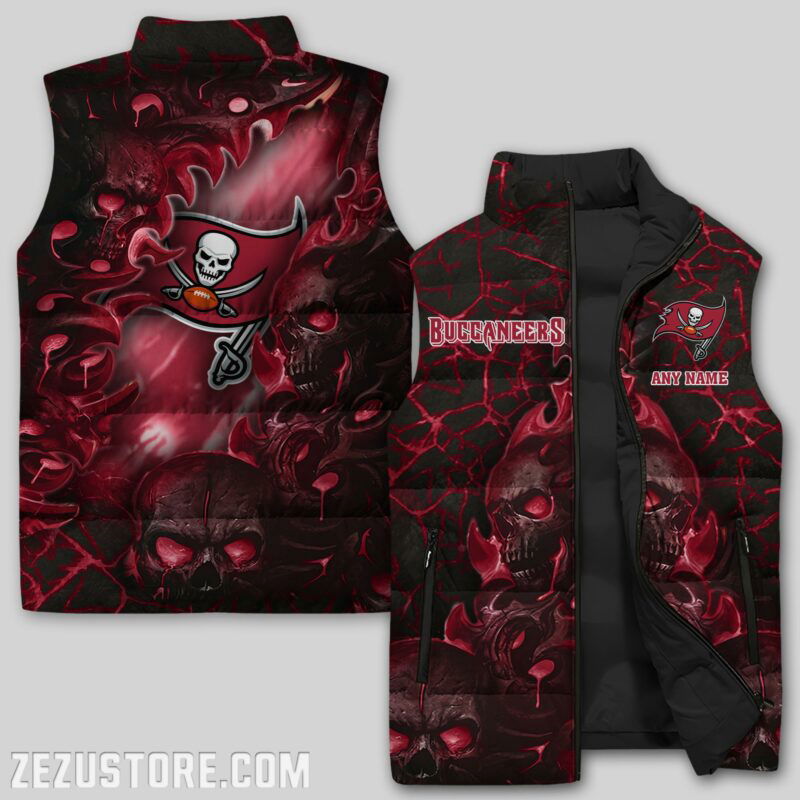 Sportswearmerch Tampa Bay Buccaneers NFL Sleeveless Puffer Jacket For Fans