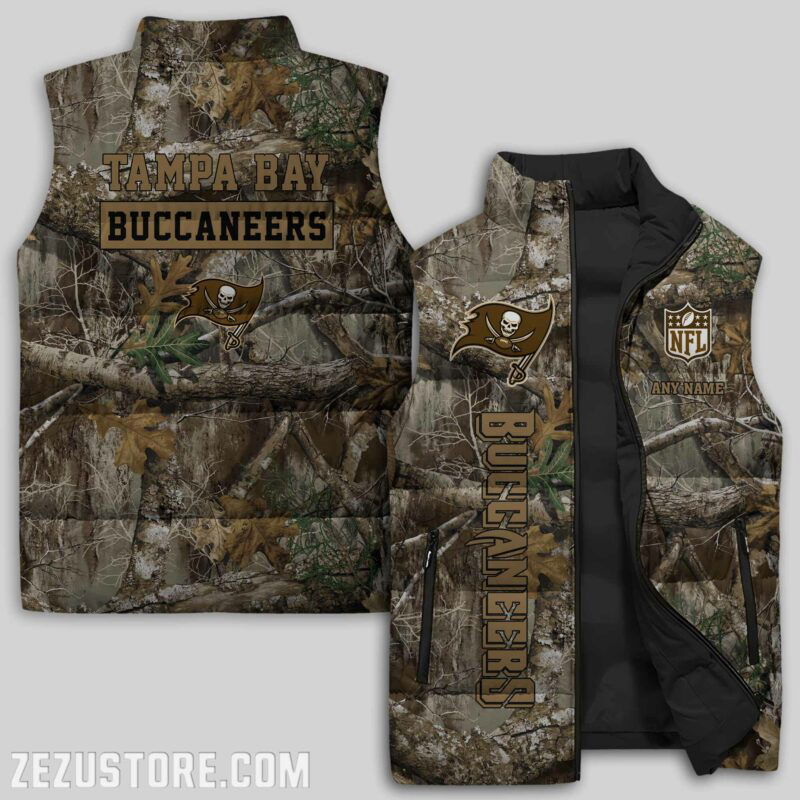 Sportswearmerch Tampa Bay Buccaneers NFL Sleeveless Puffer Jacket For Fans