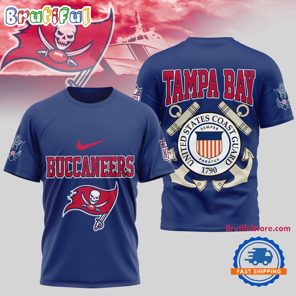 Sportswearmerch Tampa Bay Buccaneers NFL United States Coast Guard T-Shirt For Fan