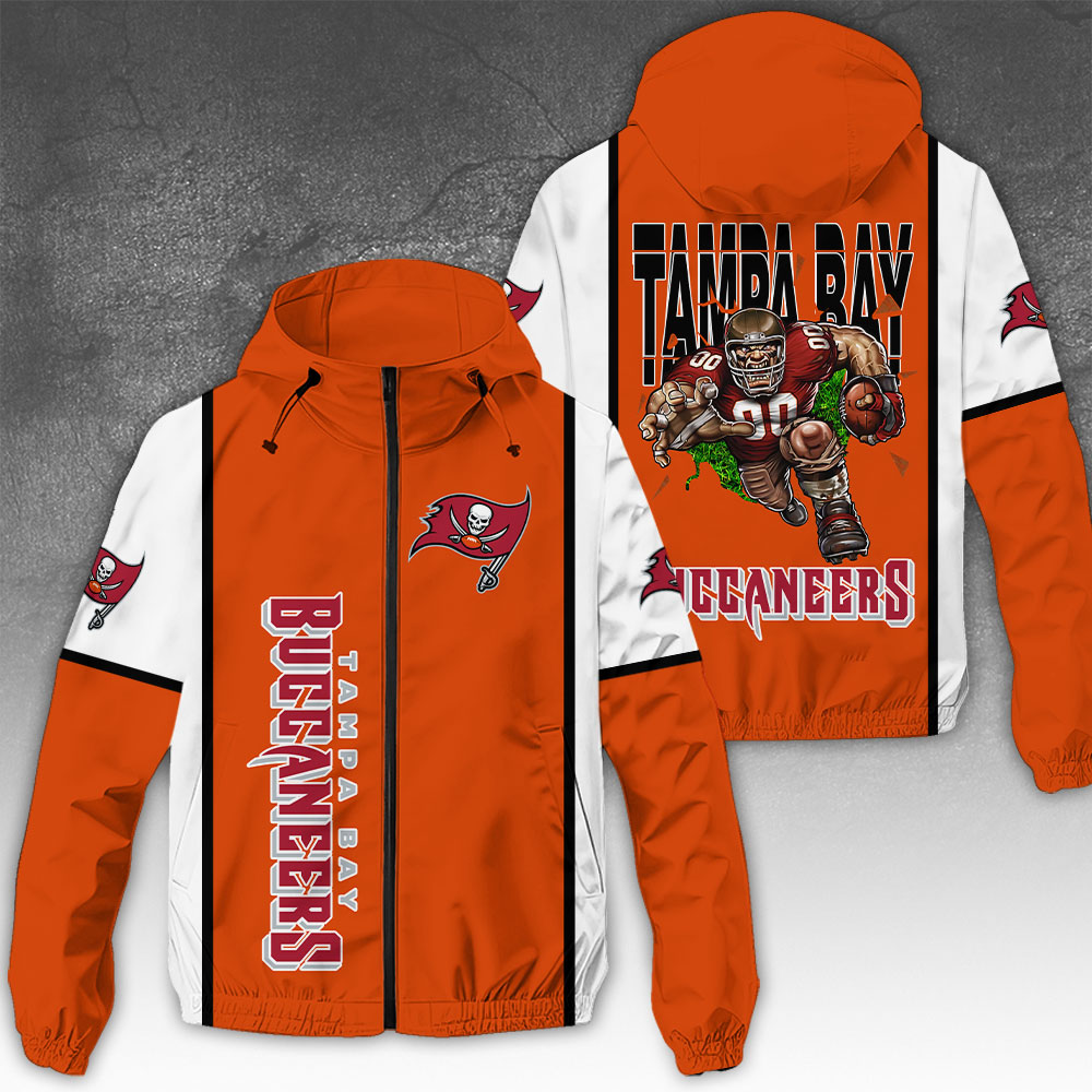 Sportswearmerch Tampa Bay Buccaneers NFL Windbreaker Jacket For Fan