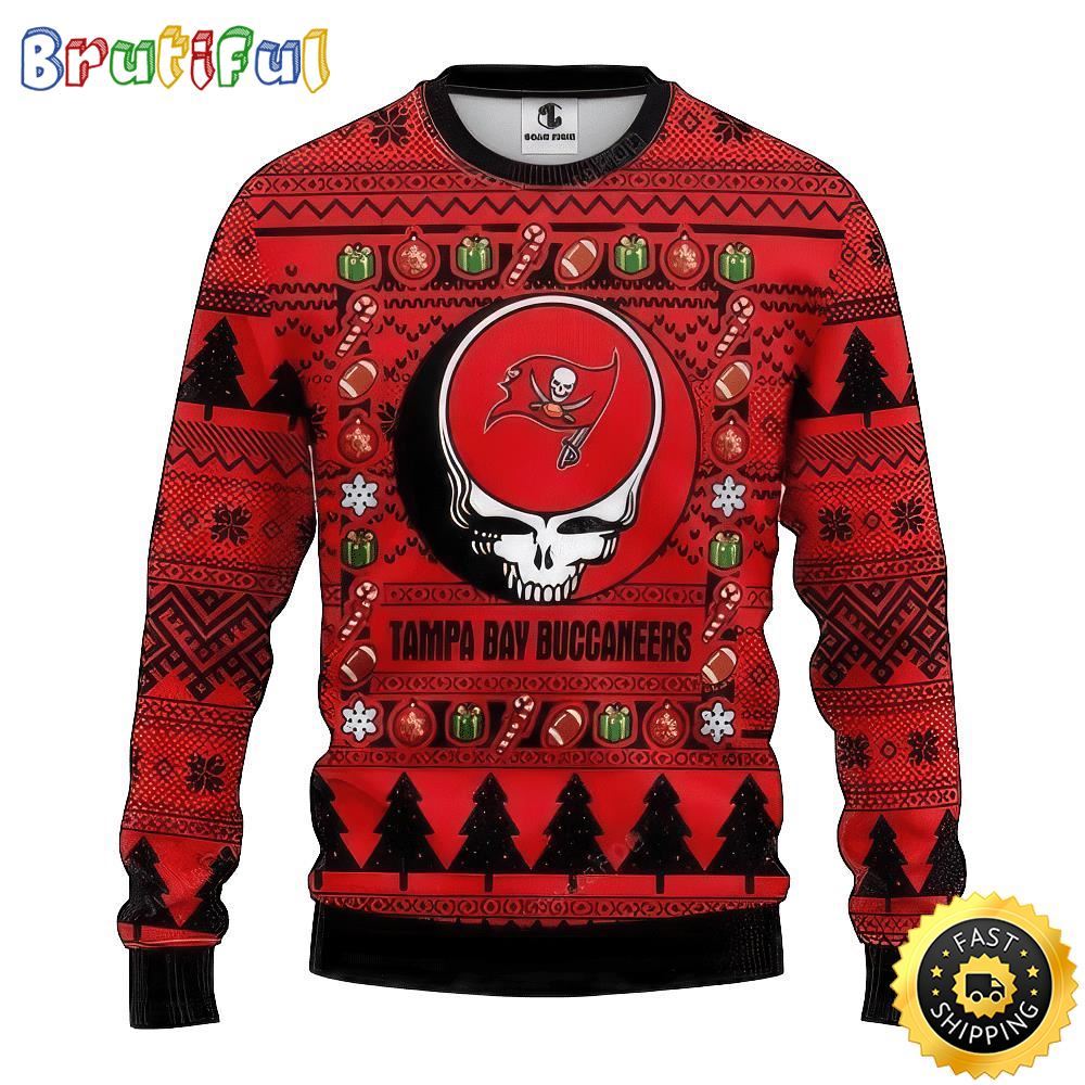 Sportswearmerch Tampa Bay Buccaneers NHL Personalized Christmas Sweater For Fan